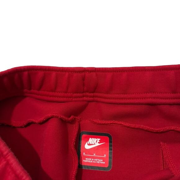 Nike Sportswear Tech Fleece Joggers Pant Men's Size Medium Red Black HV0959-687 - Picture 2 of 10